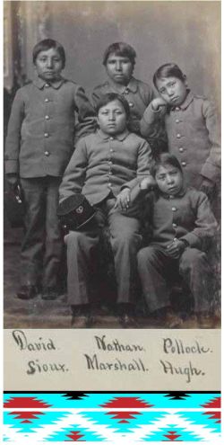 Indianische Intarnats-Kinder