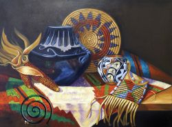 Stillleben II (Gemälde von Leonard Peltier)