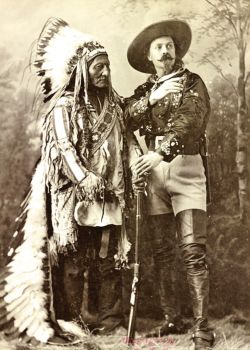 Sitting Bull und Buffalo Bill Cody